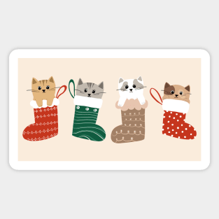 Feline Festive Magnet